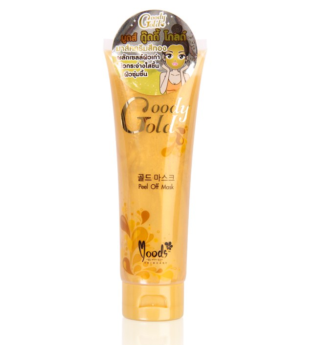 Золотая маска пленка для лица из Таиланда Goody Gold Peel Off Mask Moods 130 гр. Косметика Тайланда в Москве